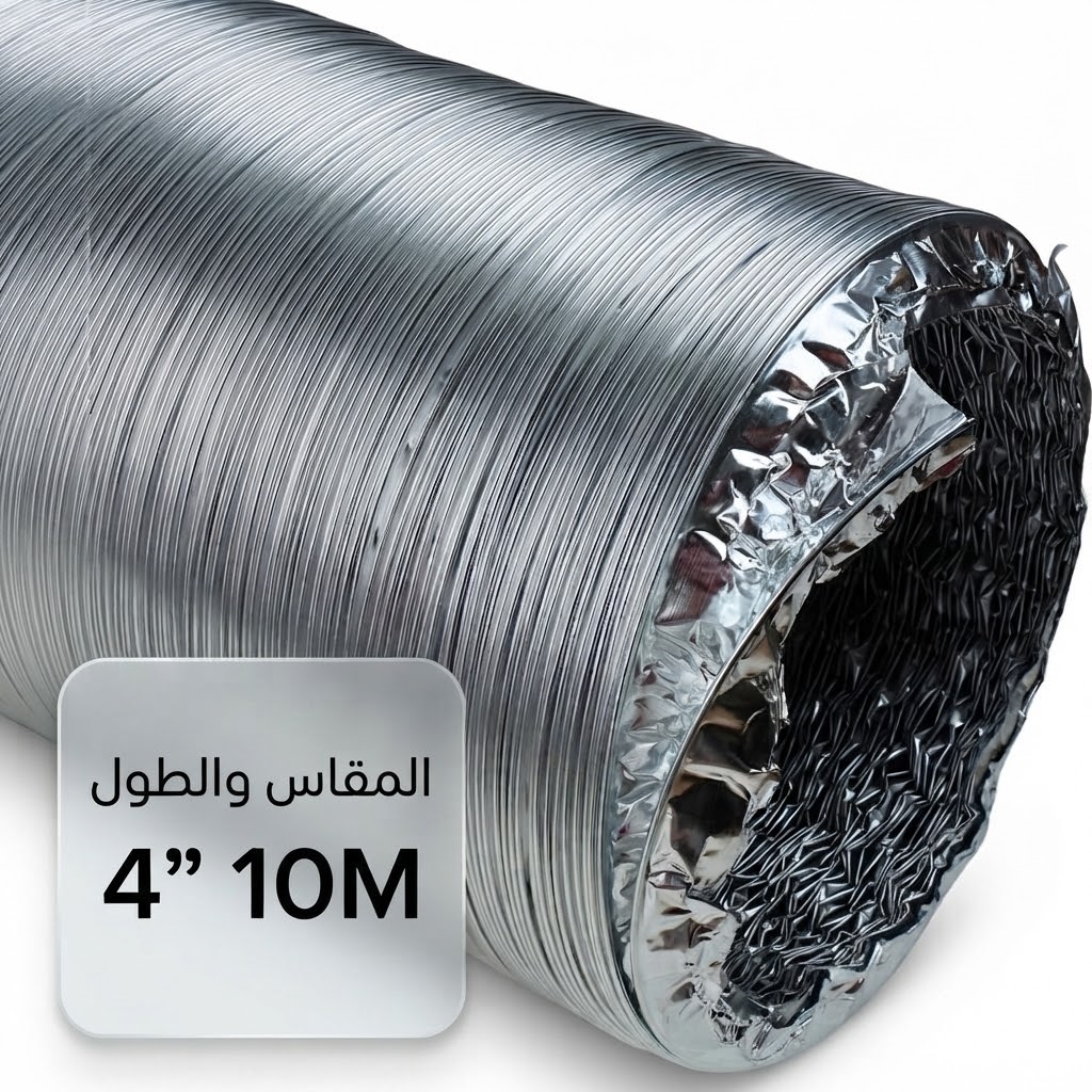 ALUMINIUM FLEX HOSE - 4" 10M (AFS) - (TURKEY)