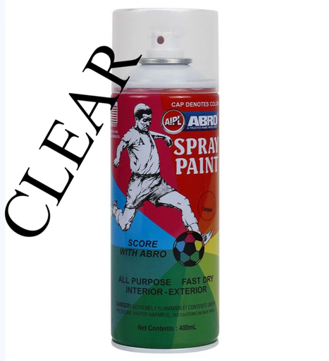 [امبروSPRAY   طلاء بني -  امريكي]  ABRO SPRAY CLEAR PAINT - USA 