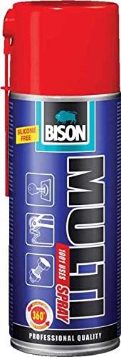 [ بخاخ باتكس متعدد الاستخدامات ]  BISON MULTI SPRAY LUBRICANT 400ML -HOLLAND 
