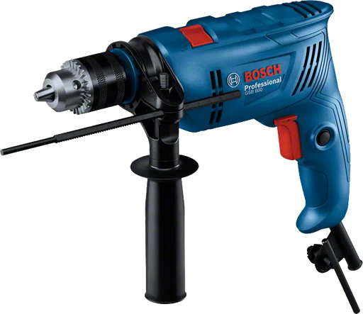 [ GSB 600 آلة الحفر الصدمية ]  BOSCH IMPACT DRILL MACHINE 100X ACCESSORIES 600W - GSB 600 