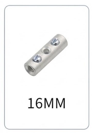 [  سلك موصل حديد برغي نوع16-25 ]  CABLE CONNECTOR ALUMINIUM 16MM SCREW TYPE - INDIA 