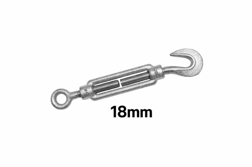 [هوك مشد كيبل 18 ملم] CABLE TURNBUCKLES 1SIDE HOOK 18MM