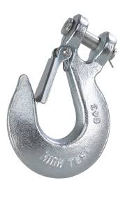 [  صيني خطاف مع الامان دبوس1/2 -  عالي تجربة ] CHAIN HOOK WITH SAFETY CLIP 1/2 - HIGH TEST