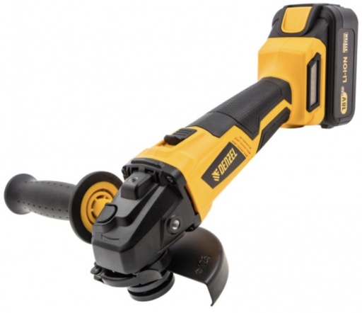 [ BLF-IB-18-125 - صاروخ بطارية ]  DENZEL CORDLESS ANGLE GRINDER 18V - 8827002 