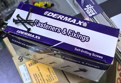 [ 7X1-1/2" - برغي ]  DRYWALL SCREW COARSE BLACK - 091-7X1-1/2 