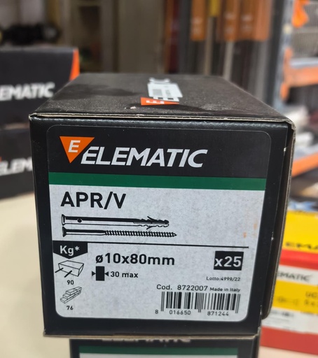 [ ELEMATIC FISHER  مع مزلاج10X80 -  ايطالي ]  ELEMATIC FISHER WITH BOLT 10X80 - ITALY 