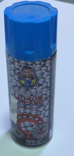 [ GREASE  ل وصلة- LUBETECH PRO (ABRO) ]  ESH HAZA WHITE LITHIUM SPRAY GREASE FOR BEARING 450ML 
