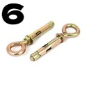 [ EXPANSION  مزلاج6 ] Expansion Screws Closed Hook  6