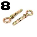 [ EXPANSION  مزلاج8 ] Expansion Screws Closed Hook 8