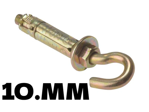 [ EXPANSION  مزلاج خطاف نوع10MM (10X120) ] EXPANSION BOLT HOOK TYPE 10MM (10X70)