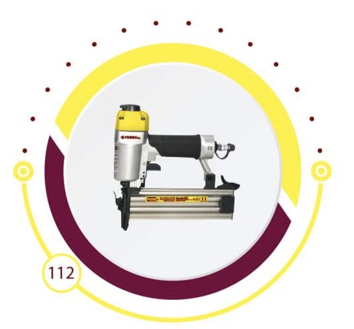 [ LMGE345-F50 - دباسة مساميير ]  FORCE AIR STAPLE GUN F10-F50 (3/8"-2") - LMGE345-F50 