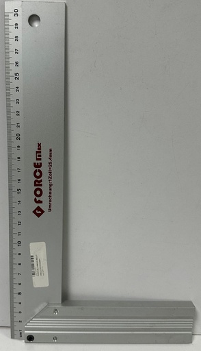 [  قوة المنيومRIGHT  زاوية30CM ]  FORCE ALUMINIUM RIGHT ANGLE 30CM 300MM 