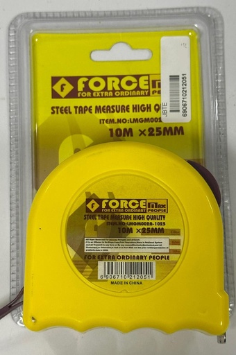  FORCE MEASURING TAPE STEEL 10MX25MM - LMGM002A-1025 
