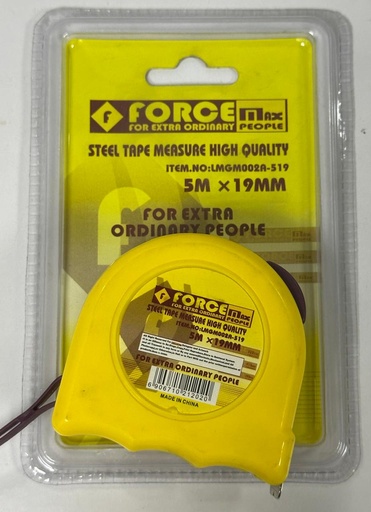  FORCE MEASURING TAPE STEEL 5MX19MM - LMGM002A 