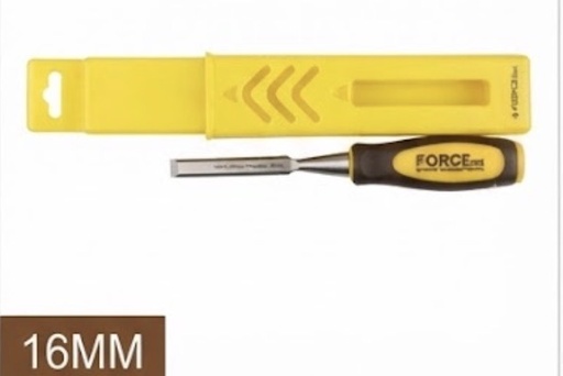 [  قوةWOODEN CHISEL 16MM ]  FORCE WOODEN CHISEL 16MM 