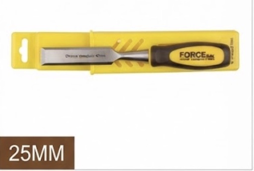 [  قوةWOODEN CHISEL 25MM ]  FORCE WOODEN CHISEL 25MM 