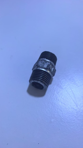 [  جي ايX  الحلمة1/2"X1/2" ]  GI HEX NIPPLE 1/2"X1/2" 