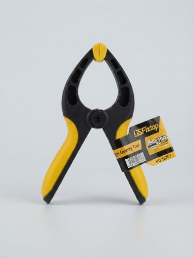 [ 16703 -  كابس بلاسيك ]  GSFIXTOP NYLON CLAMP BLACK/YELLOW (BIG) - 16703 