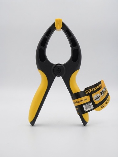 [ 16701 -  كابس بلاسيك ]  GSFIXTOP NYLON CLAMP BLACK/YELLOW (SMALL) - 16701 