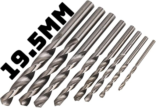 [ HSS JOBBER  مثقاب قطعة19.5MM  هندي ]  HSS JOBBER DRILL BIT 19.5MM INDIA 