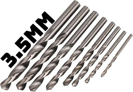 [ HSS JOBBER  مثقاب قطعة3.5MM -  هندي ]  HSS JOBBER DRILL BIT 3.5MM - INDIA 