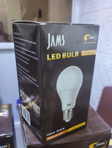 [ JM-8110/18W - ليد لمبة ]  JAMS LED BULB 18W 220W YELLOW 3000K - JM-8110/18W 