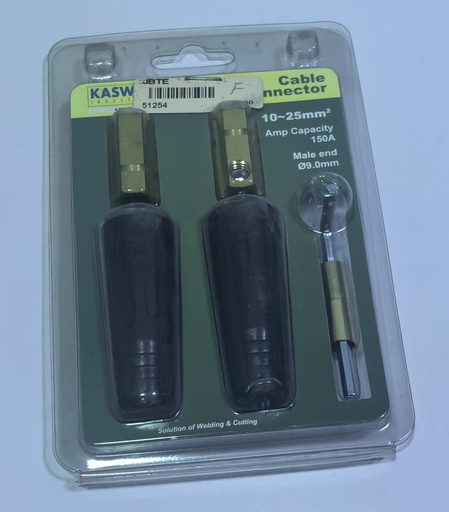  KASWELD WELD CABLE CONNECTOR 10-25MM FEMALE - CHINA 