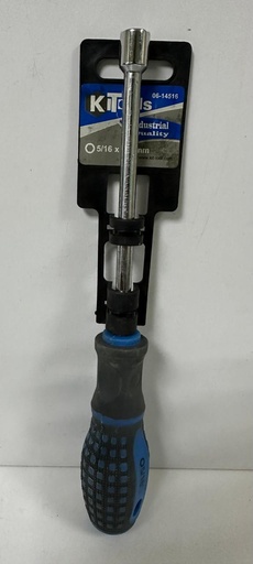 [ادوات بندقSETTER  برغي مفك6MMX125MM - 06-14516] KITOOLS NUT SETTER SCREW DRIVER 5/16"