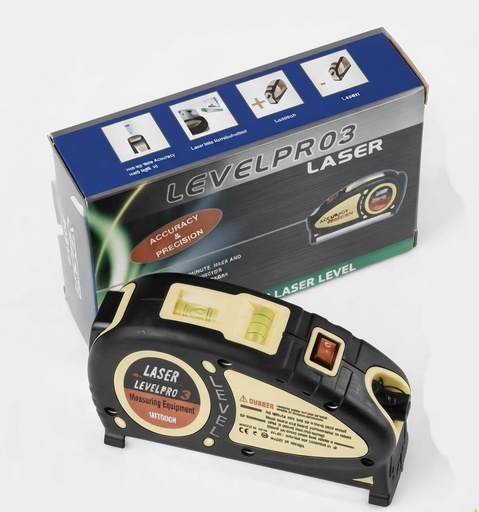 [ FIXIT LASER LEVELPRO 8FT 250CM - LV-03 ]  LASER LEVELPRO3 18-FOOT (5.5M) LASER LEVEL 