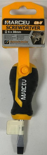 [50235]  MARCEU SCREW DRIVER (-) 6X38MM  -CHINA 