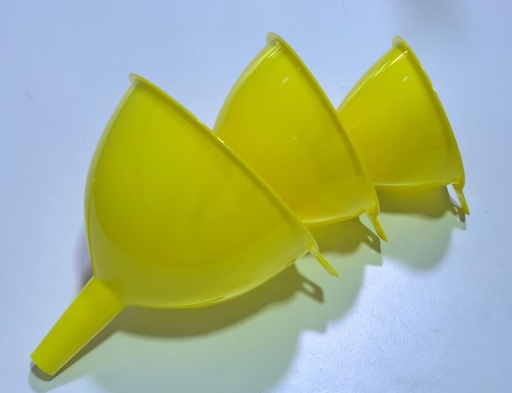 [11095]  OIL KEEP (FUNNEL) PLASTIC YELLOW ROUND 3PCS SET -11095 