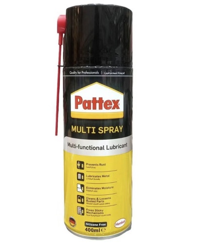 [ بخاخ باتكس متعدد الاستخدامات ]  PATTEX MULTI SPRAY LUBRICANT 400ML 