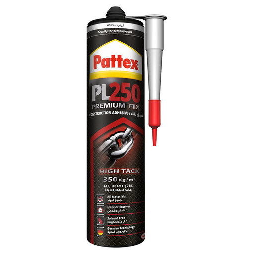 [ PL250-سيليكون 440 جرام ]  PATTEX PL250 PREMIUM FIX CONSTRUCTION ADHESIVE 440G 