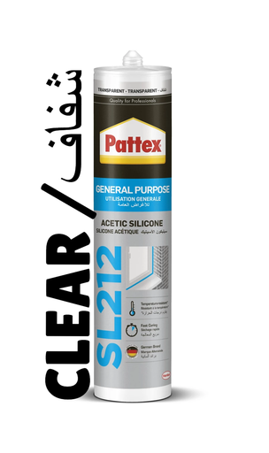  PATTEX SL212 ACETIC SILICONE CLEAR - BELGIUM 