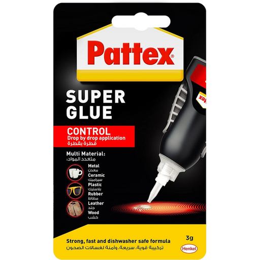 [ سوبر جلو 3 جرام ]  PATTEX SUPER GLUE LIQUID 3G - IRELAND 