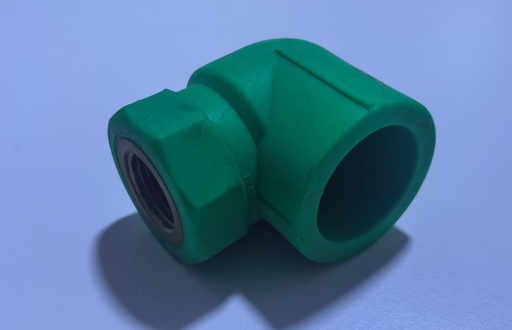 [  اخضر امثىELBO  براسINSIDE 1/2"X1" -  الماني ]  PPR ELBO BRASS FEMALE 1/2"X1" 
