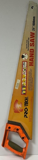[  التقنية يدوي منشار/  برتقالي-  رمادي24" ] PRO-TECH HAND SAW / ORANGE - GRAY 24" 600MM