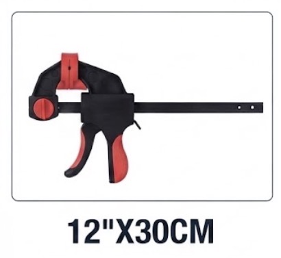 [مربط نجار AIRAJ] QUICK RATCHET BAR CLAMP 12"X30CM BLACK