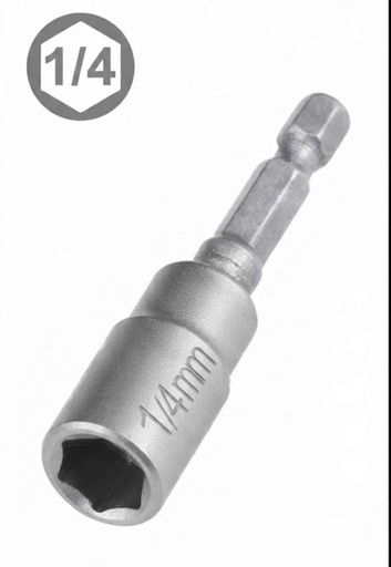 [ RT-8596 مفك صواميل ]  ROTO NUT SETTER MAGNETIC 1/4MM - TAIWAN 