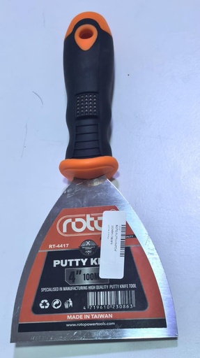 [  دانينو حائط مكشطه 4 انش ]  ROTO PUTTY KNIFE 4" 100MM -TAIWAN 