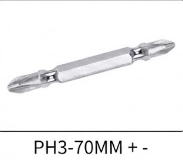 [  برغي مفك قطعةPH2-65MM + - (BIG) SHARP/YDS/CORO ]  SCREW DRIVER BIT PH3-70MM + - YDS 
