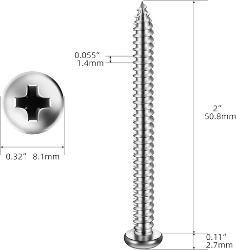 [ SCREWS SELF TAPPING PAN  راس214-8X2 ]  SCREWS SELF TAPPING PAN HEAD 032-8X2 