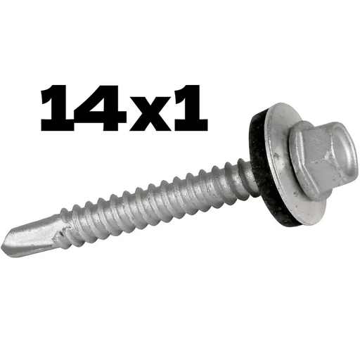 [ SINKO  برغي14X1" - (RUBBER &  حديدWASHER) ] SINKO SCREW 14X1" - SINKO  برغي14X1" - (RUBBER &  حديدWASHER)