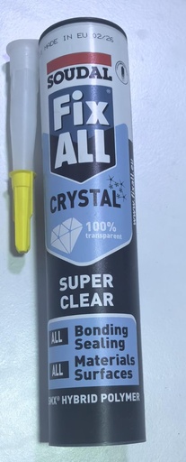 [  ]  SOUDAL FIX ALL CRYSTAL SUPER CLEAR 290ML - EU 