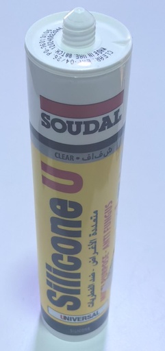 [ SOUDAL  سيلكون واضح- BELGIUM ]  SOUDAL SILICONE CLEAR - U.A.E 