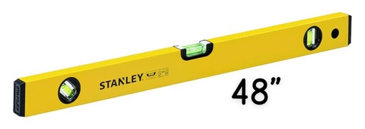 [  حديدي المنيومLEVEL 120CM 48" - 43106 ] STANLEY ALUMINIUM LEVEL 120CM 48" -STHT42833