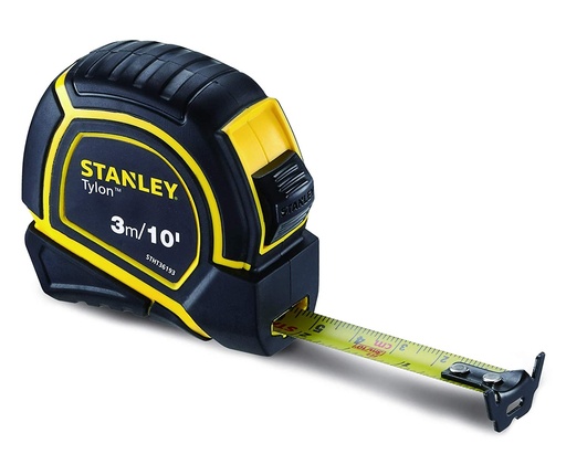 [حديديMEASURING  شريطTYLON 3MTR - STHT36193]  STANLEY MEASURING TAPE TYLON 3MTR - STHT36193 