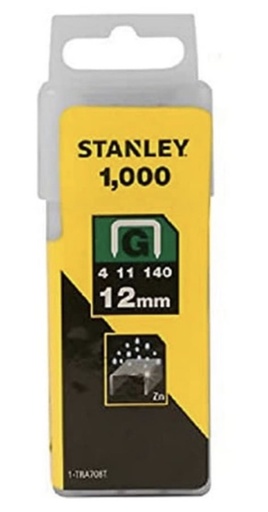 [  حديديSTAPLES  12 ملم(G) - TRA708T ]  STANLEY STAPLES 12MM (G) - TRA708T 