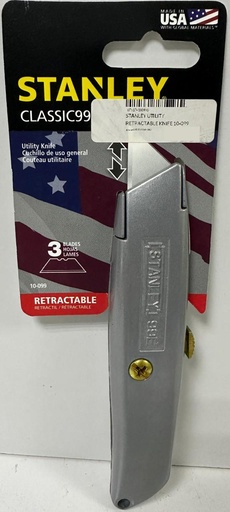  STANLEY UTILITY RETRACTABLE KNIFE 10-099 - USA 