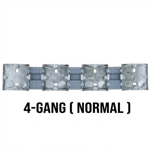  STEEL BOX 3X3 4-GANG PLASTIC CONNECTOR (NORMAL) 